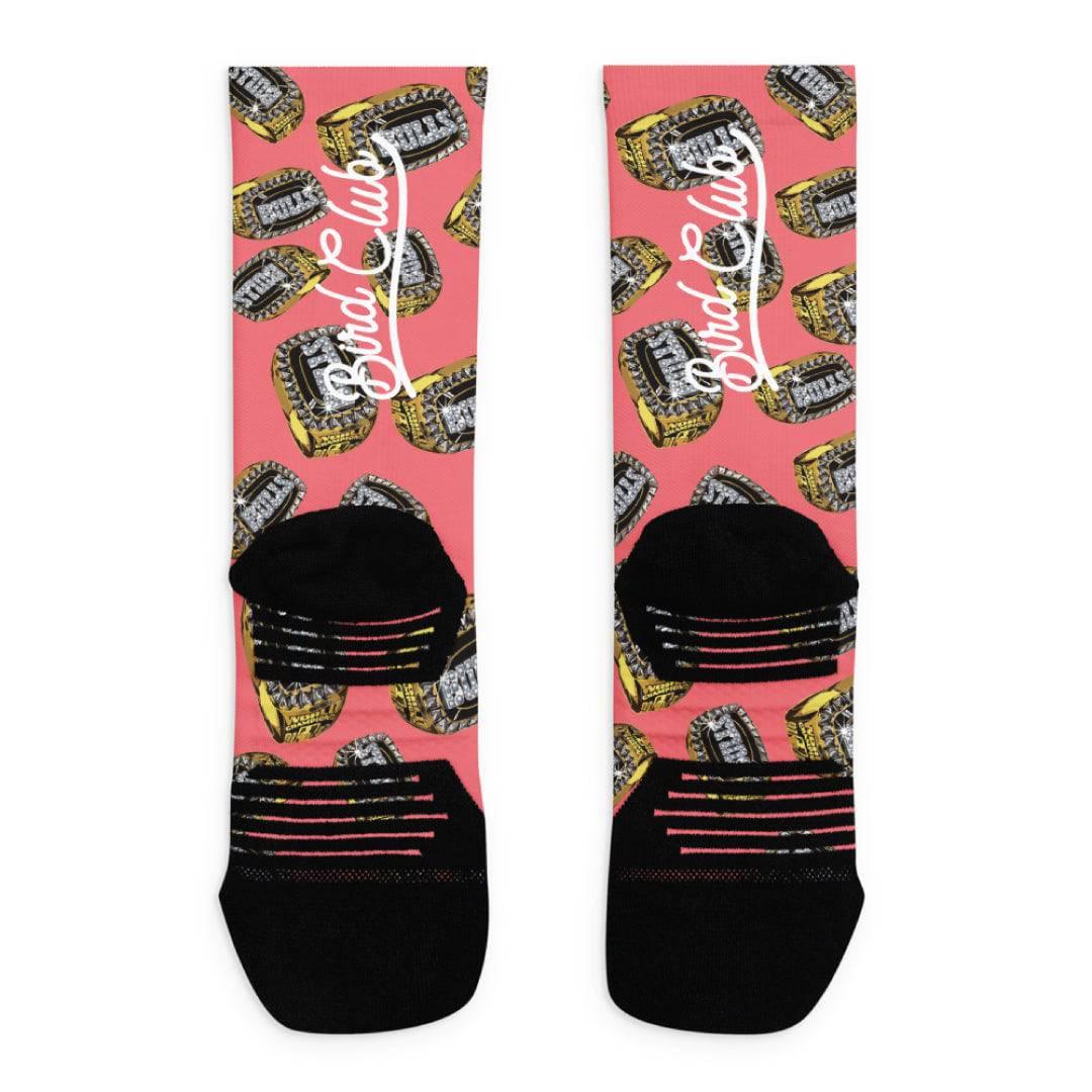 Jordan Championship Rings Socks - Sneaker Tees to match Air Jordan Sneakers