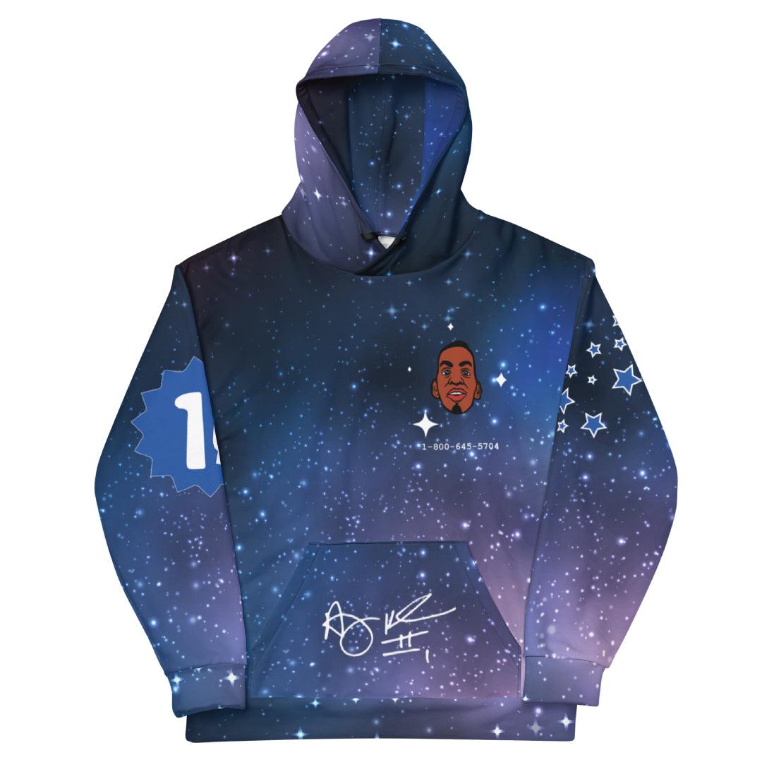 Galaxy Penny Foamposite Hoodie - Sneaker Tees to match Air Jordan Sneakers