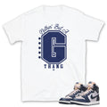 Retro 1 High 85 Georgetown Shirt - Sneaker Tees to match Air Jordan Sneakers