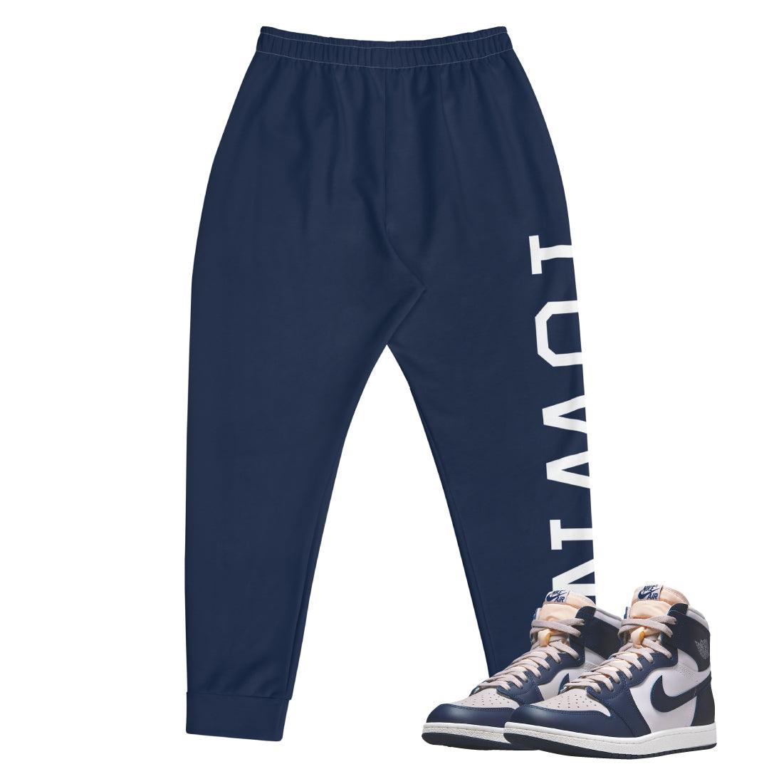 Retro 1 High 85 Georgetown Joggers - Sneaker Tees to match Air Jordan Sneakers