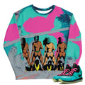 South Beach Lebron 8 Crewneck - Sneaker Tees to match Air Jordan Sneakers